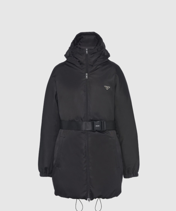 프라다 로고 코트