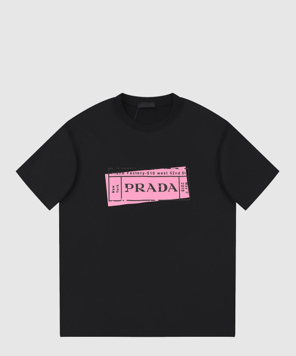 프라다 로고 프린트 반팔