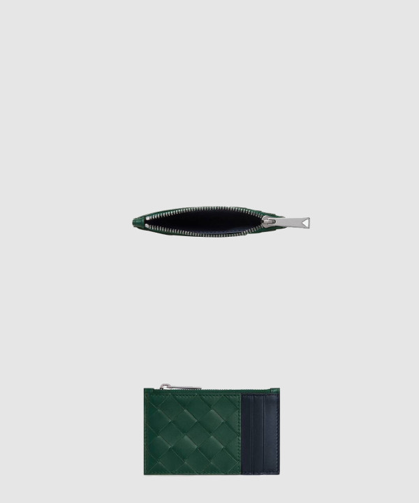 보테가베네타 인트레치아토 지퍼 카드 케이스 755985