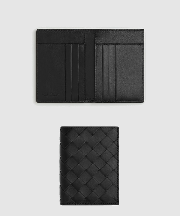 보테가베네타 인트레치아토 플랩 지갑 742143