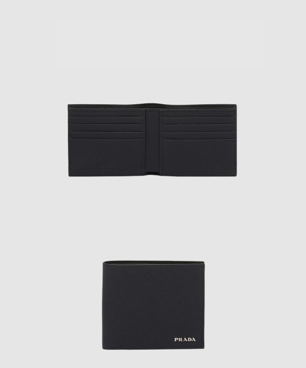 프라다 사피아노 레더 투톤 반지갑 2MO513