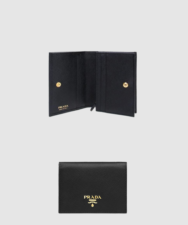 프라다 사피아노 트라이앵글 로고 반지갑 1MV021