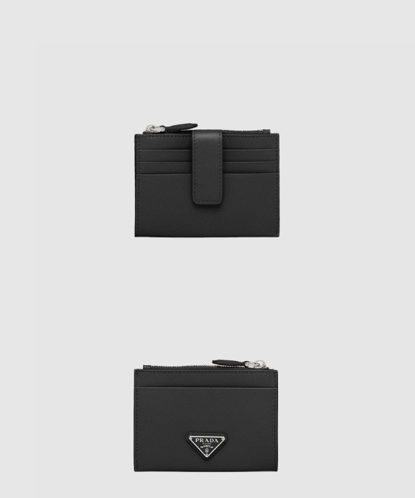 프라다 카드지갑 사피아노 가죽 카드홀더 1MC026
