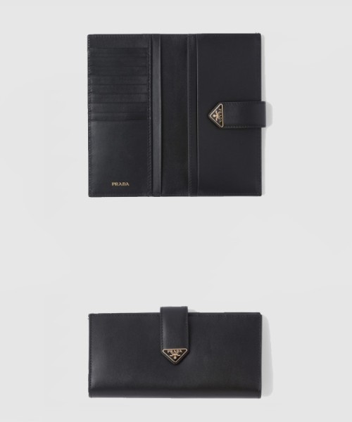 프라다 빅 사이즈 가죽 머니클립 1MV025