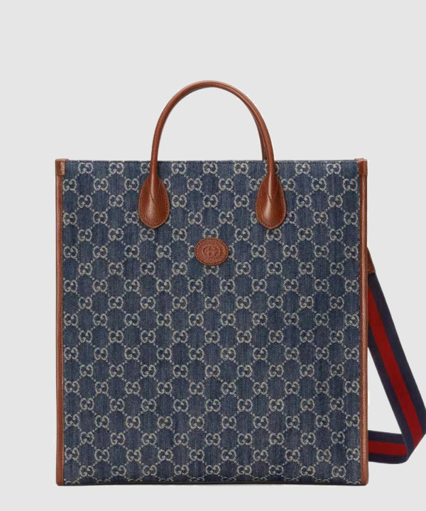 구찌 인터로킹 G 미듐 토트백 674155