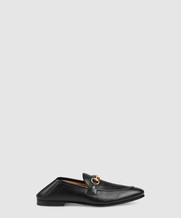 구찌 웹 가죽 홀스빗 로퍼 581513