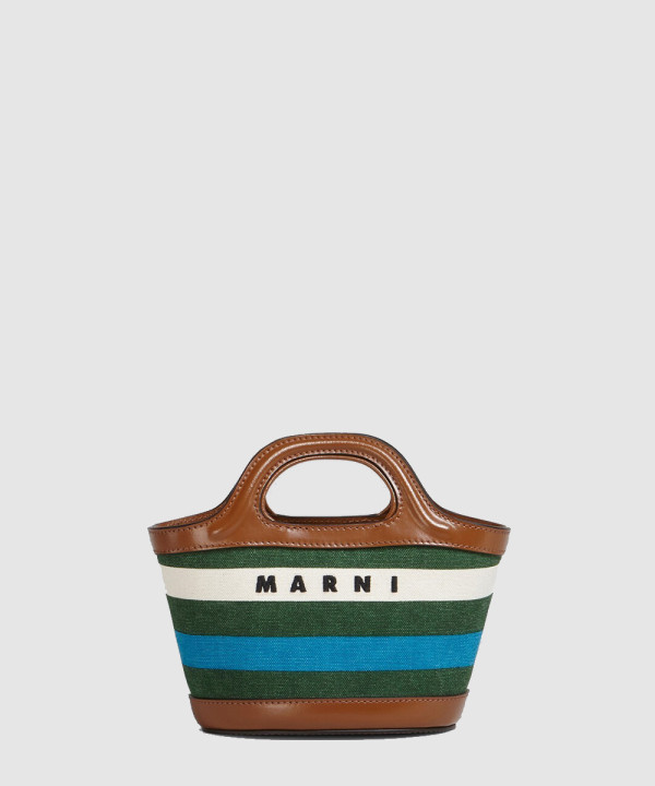 마르니 트로피칼리아 캔버스백 마이크로