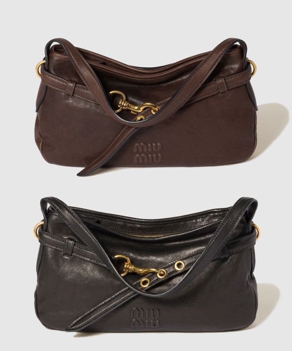 미우미우 아방뛰르 나파 가죽백