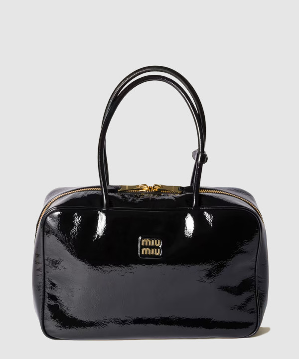 미우미우 나플락 페이턴트 가죽 보백 5BB117