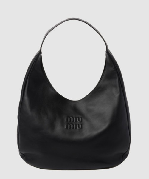 미우미우 가죽 호보백 5BC155