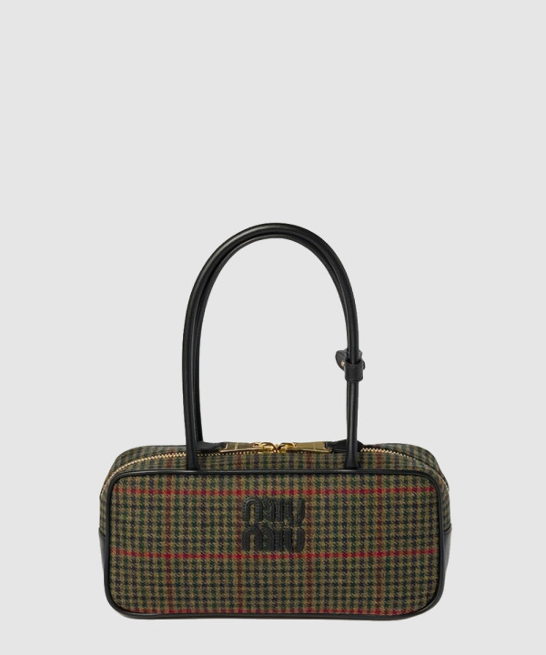 미우미우 타탄 하운드투스 숄더백 5BB147