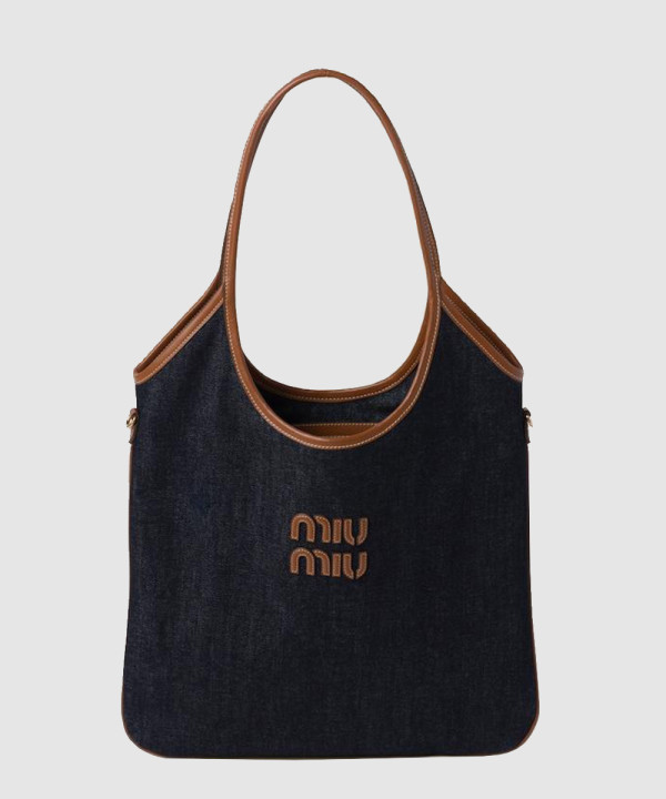 미우미우 데님 숄더백 5BG231