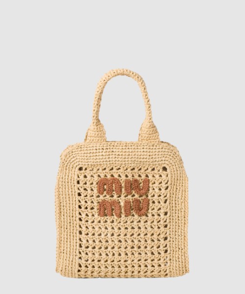 미우미우 패브릭 토트백 5BA283