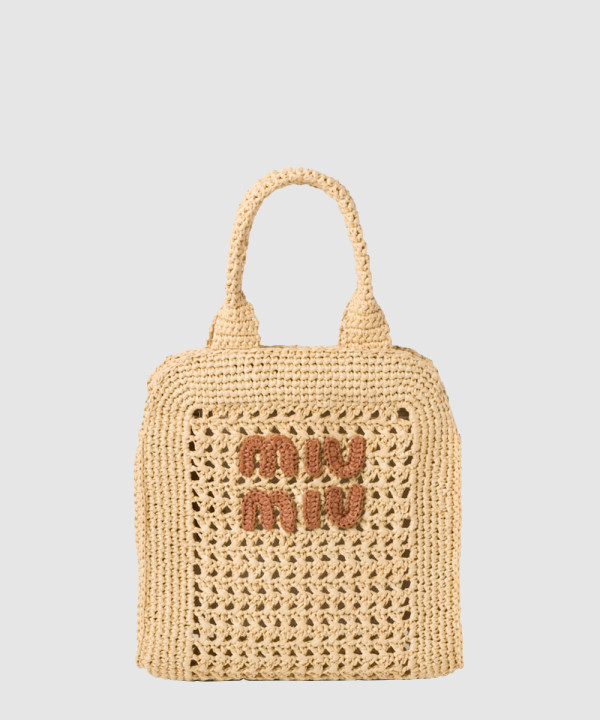 미우미우 패브릭 토트백 5BA283