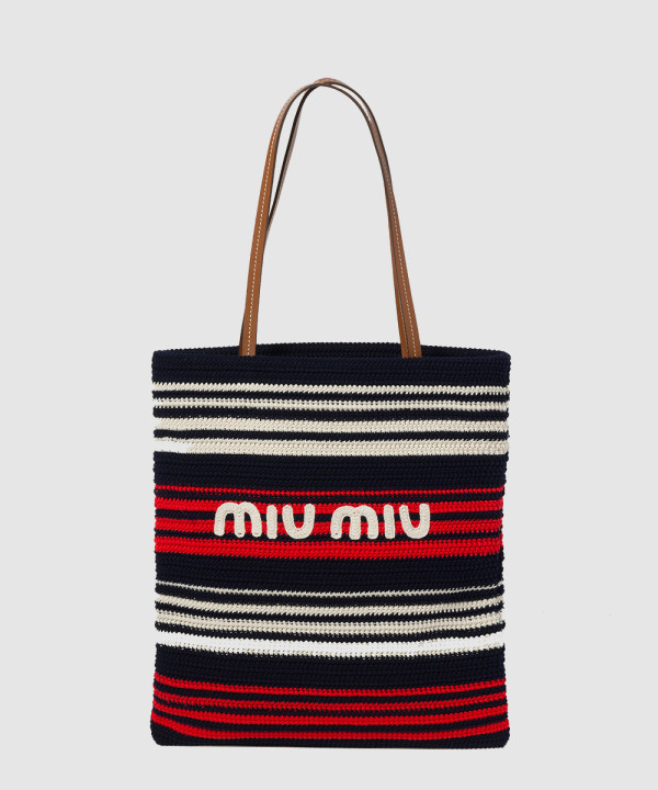 미우미우 코바늘 토트백 5BG248