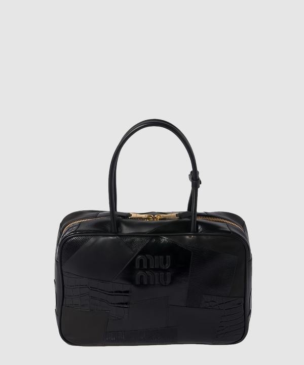 미우미우 레더 탑핸들백 5BB117