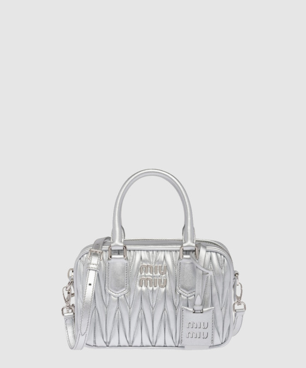 미우미우 아르카디 마테라쎄 나파 가죽 가방 5BB123