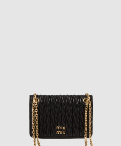 미우미우 마테라쎄 나파 가죽 미니백 5BP065