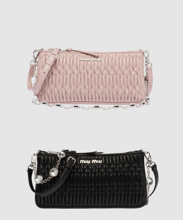 미우미우 나파 크리스탈 숄더백 5BH215