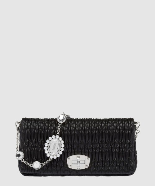 미우미우 아이코닉 크리스털 가죽백 5BD233