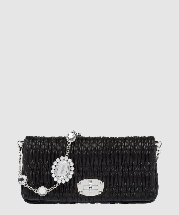 미우미우 아이코닉 크리스털 가죽백 5BD233