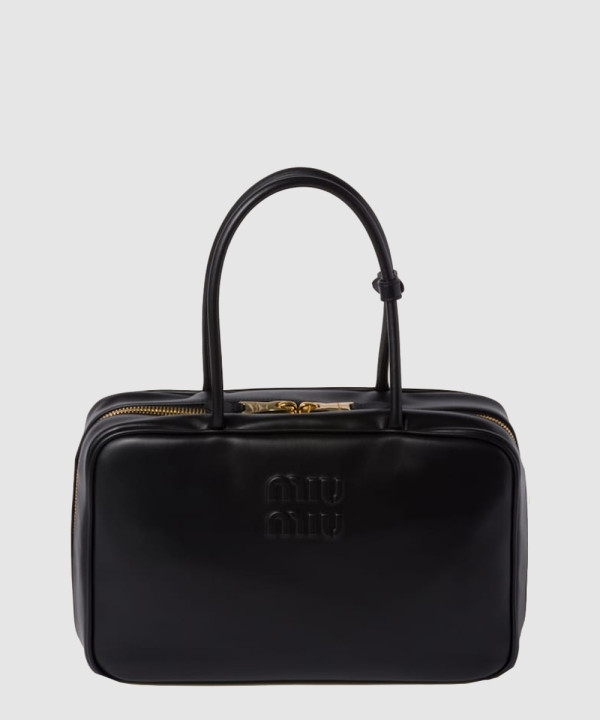 미우미우 레더 탑핸들백 5BB117