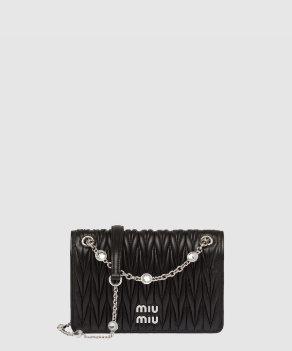 미우미우 마테라쎄 나파 가죽 미니백 5BP065