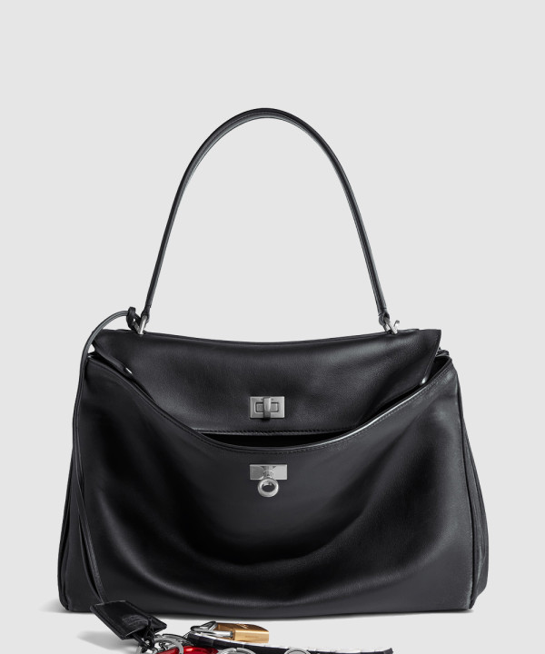 발렌시아가 로데오 미디엄 유즈드 이펙트 원 참 핸드백 789772