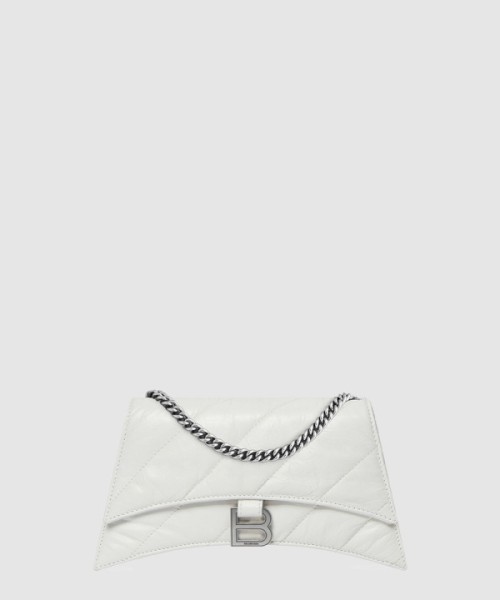 발렌시아가 크러쉬 Xs 퀼티드 체인백 옵틱 736016