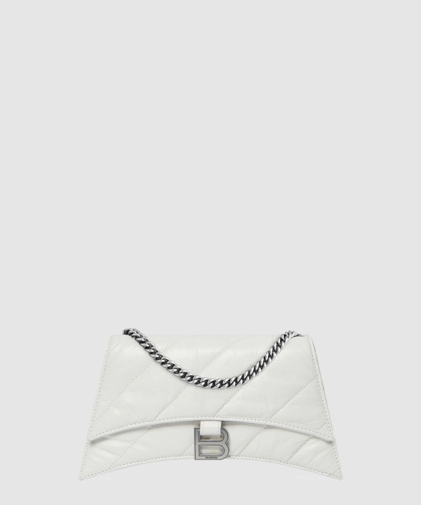 발렌시아가 크러쉬 Xs 퀼티드 체인백 옵틱 736016