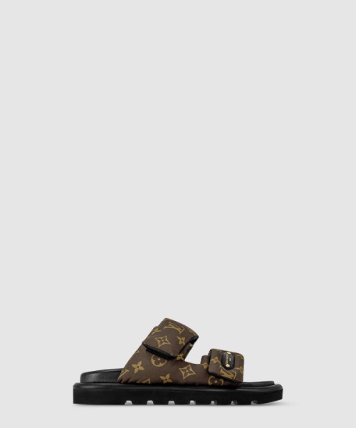 루이비통 풀 필로우 플랫 컴포트 뮬 1AHMDJ