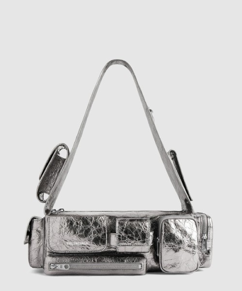발렌시아가 수퍼비지 Xs 메탈라이즈드 슬링백 762516