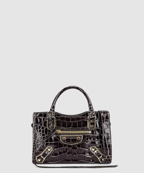 발렌시아가 메탈릭 엣지 미니 시티백 390160