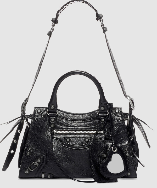 발렌시아가 네오 카골 시티 스몰 탑핸들백 736046