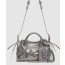 발렌시아가 XS 핸드백 실버 700940