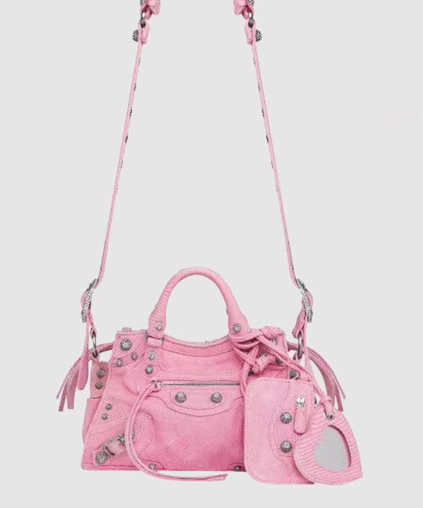 발렌시아가 워싱 데님 토트백 700940