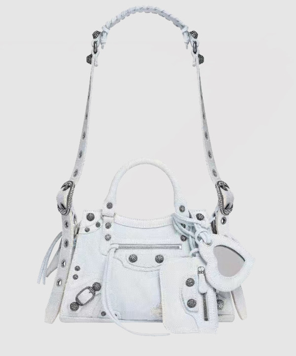 발렌시아가 워싱 데님 토트백 700940