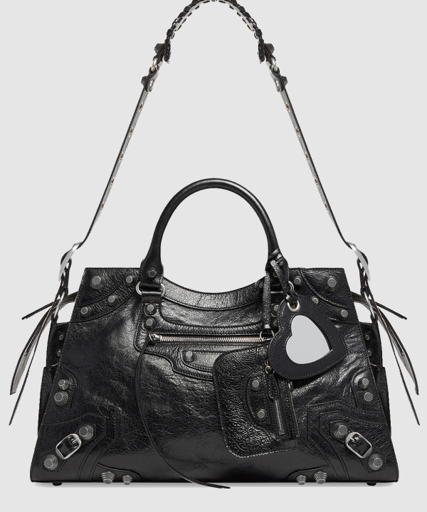 발렌시아가 네오 카골 시티 미듐 탑핸들백 700451