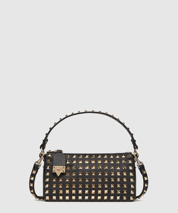 발렌티노 Rockstud 스몰 스터드 그레인드 카프스킨 크로스백