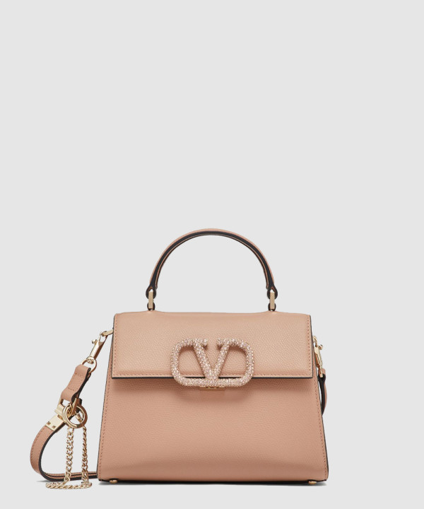 발렌티노 주얼 자수 스몰 브이슬링 핸드백
