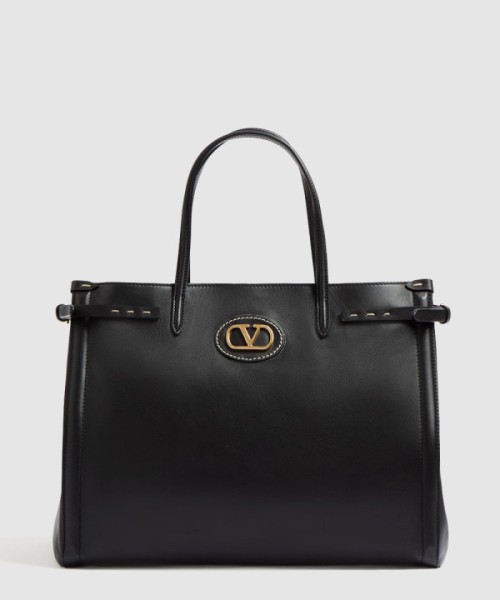 발렌티노 가라바니 앙티브 미디엄 카프스킨 쇼퍼백