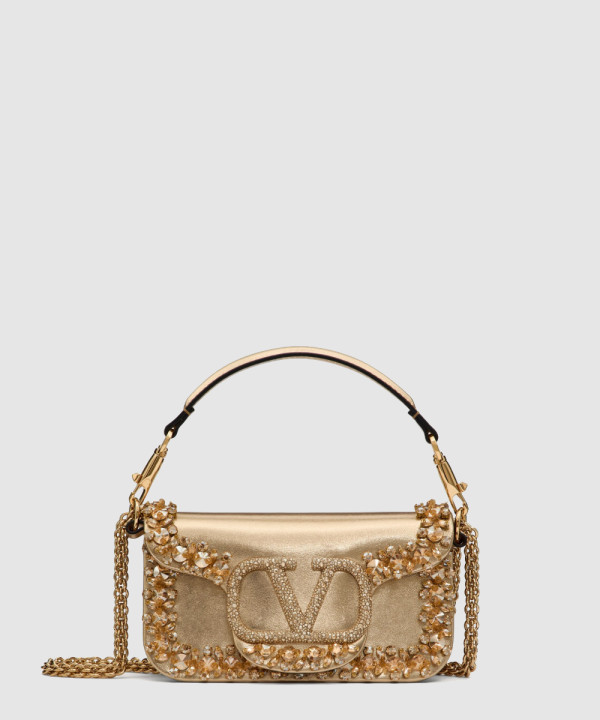 발렌티노 Locò 크리스털 장식 숄더백