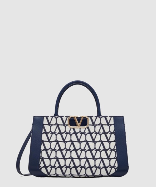 발렌티노 시그니처 미디엄 탑 핸들 백