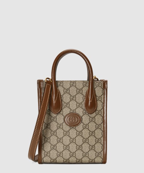 구찌 인터로킹 G 미니 토트백 671623