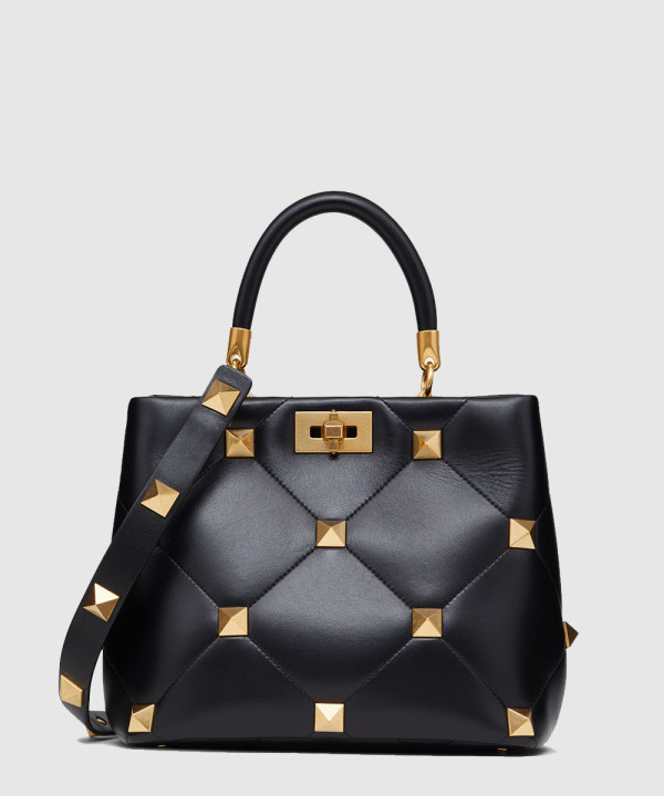 발렌티노 로만스터드 버킷백 미듐