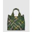 버버리 미니 체크 니트 토트 80957851