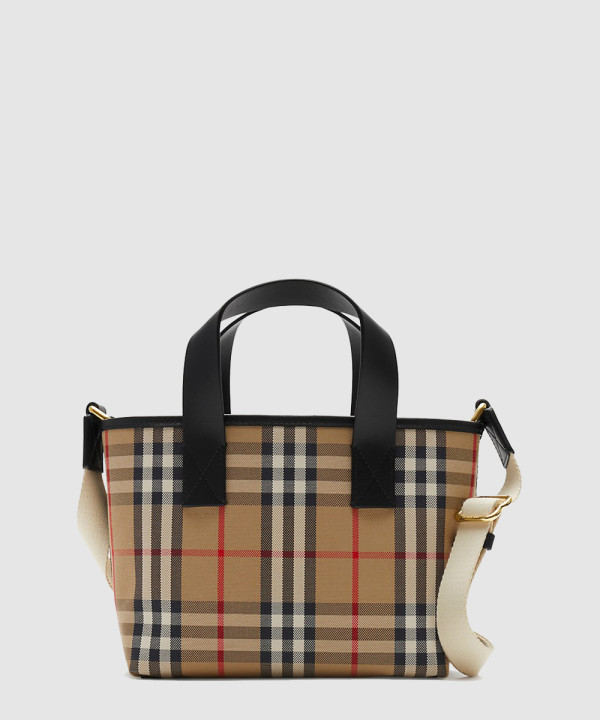 버버리 체크 토트 80782461