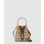 버버리 미니 체크 버킷백 81004881