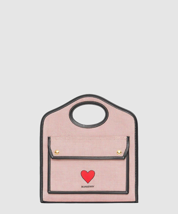 버버리 캔버스 토트백 80449711