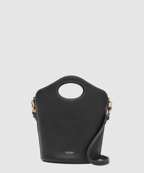 버버리 스몰 레더 버킷백 80462401